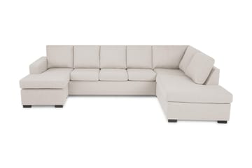 Crazy 5-sits Högervänd U-formad X-Large Soffa med Divan och Schäslong i Tyg