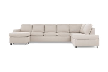 Crazy 5-sits Högervänd U-formad X-Large Soffa med Divan och Schäslong i Tyg