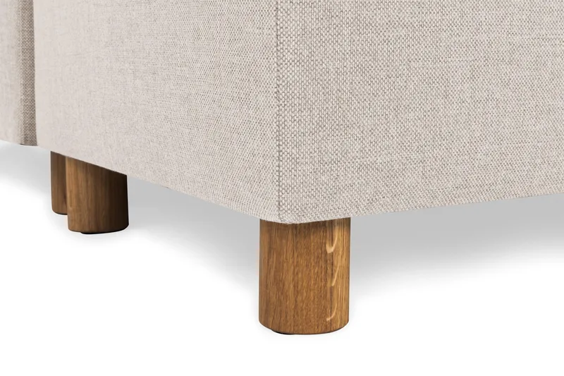 Crazy 5-sits Högervänd U-formad X-Large Soffa med Divan och Schäslong i Tyg - Beige - Möbler - Soffa - U-soffa