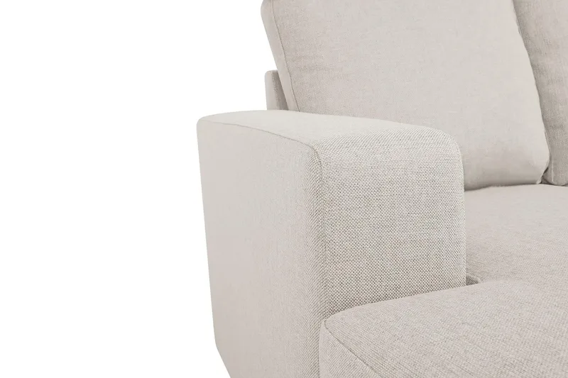 Crazy 5-sits Högervänd U-formad X-Large Soffa med Divan och Schäslong i Tyg - Beige - Möbler - Soffa - U-soffa