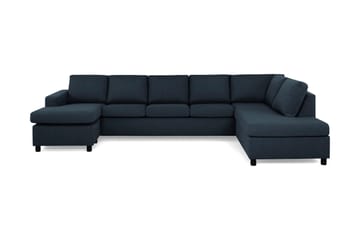 Crazy 5-sits Högervänd U-formad X-Large Soffa med Divan och Schäslong i Tyg