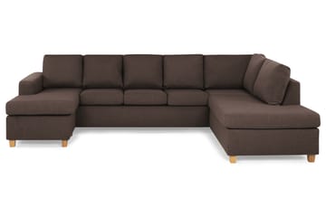 Crazy 5-sits Högervänd U-formad X-Large Soffa med Divan och Schäslong i Tyg
