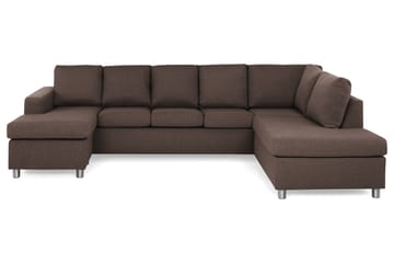 Crazy 5-sits Högervänd U-formad X-Large Soffa med Divan och Schäslong i Tyg