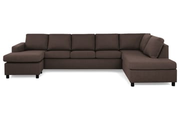 Crazy 5-sits Högervänd U-formad X-Large Soffa med Divan och Schäslong i Tyg