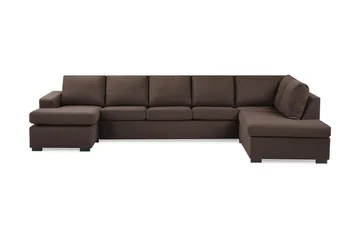 Crazy 5-sits Högervänd U-formad X-Large Soffa med Divan och Schäslong i Tyg