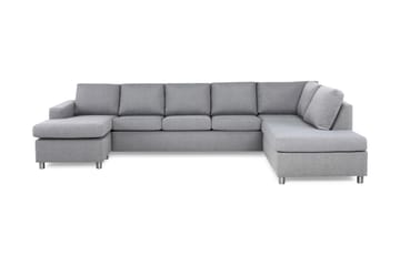 Crazy 5-sits Högervänd U-formad X-Large Soffa med Divan och Schäslong i Tyg