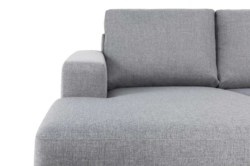 Crazy 5-sits Högervänd U-formad X-Large Soffa med Divan och Schäslong i Tyg - Grå - Möbler - Soffa - U-soffa
