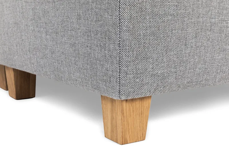 Crazy 5-sits Högervänd U-formad X-Large Soffa med Divan och Schäslong i Tyg - Grå - Möbler - Soffa - U-soffa