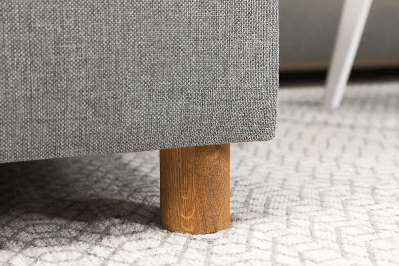 Crazy 5-sits Högervänd U-formad X-Large Soffa med Divan och Schäslong i Tyg - Grå - Möbler - Soffa - U-soffa