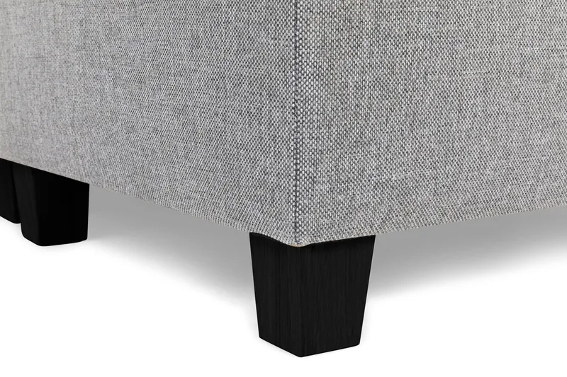 Crazy 5-sits Högervänd U-formad X-Large Soffa med Divan och Schäslong i Tyg - Grå - Möbler - Soffa - U-soffa