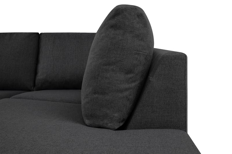 Crazy 5-sits Högervänd U-formad X-Large Soffa med Divan och Schäslong i Tyg - Mörkgrå - Möbler - Soffa - U-soffa