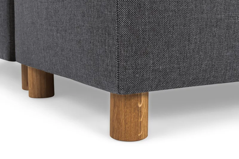 Crazy 5-sits Högervänd U-formad X-Large Soffa med Divan och Schäslong i Tyg - Mörkgrå - Möbler - Soffa - U-soffa