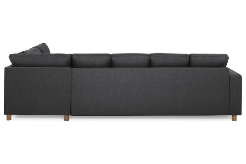 Crazy 5-sits Högervänd U-formad X-Large Soffa med Divan och Schäslong i Tyg - Mörkgrå - Möbler - Soffa - U-soffa