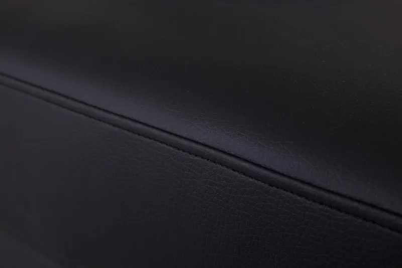 Crazy 5-sits U-formad Soffa med dubbelschäslong i Konstläder - Svart - Möbler - Soffa - U-soffa