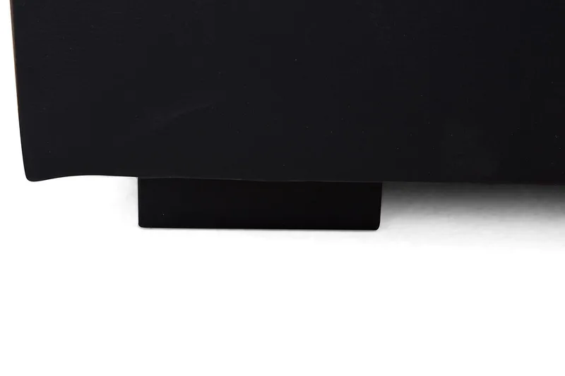 Crazy 5-sits U-formad Soffa med dubbelschäslong i Konstläder - Svart - Möbler - Soffa - U-soffa