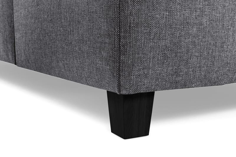 Crazy 5-sits U-formad Soffa med dubbelschäslong i Tyg - Mörkgrå - Möbler - Soffa - U-soffa