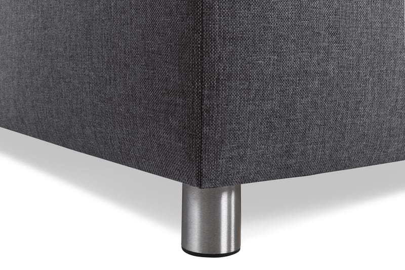 Crazy 5-sits U-formad Soffa med dubbelschäslong i Tyg - Mörkgrå - Möbler - Soffa - U-soffa