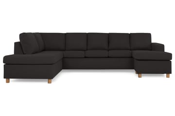 Crazy 5-sits Vänstervänd U-formad Soffa med Divan och Schäslong i Tyg