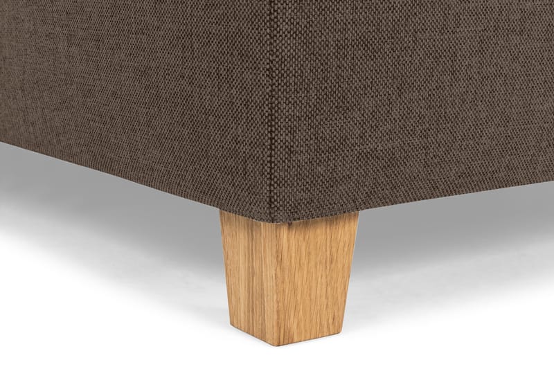 Crazy 5-sits Vänstervänd U-formad Soffa med Divan och Schäslong i Tyg - Brun - Möbler - Soffa - U-soffa