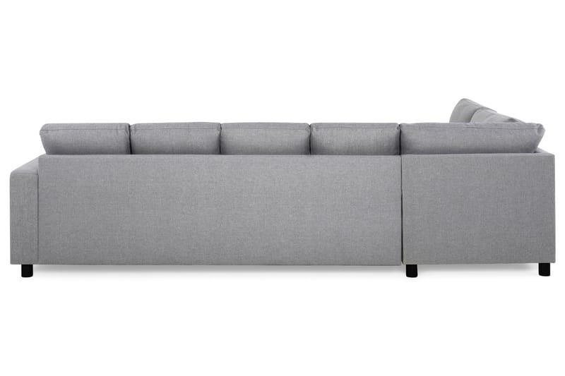 Crazy 5-sits Vänstervänd U-formad Soffa med Divan och Schäslong i Tyg - Grå - Möbler - Soffa - U-soffa