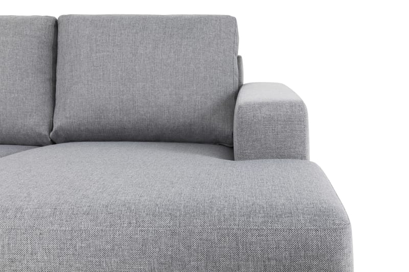 Crazy 5-sits Vänstervänd U-formad Soffa med Divan och Schäslong i Tyg - Grå - Möbler - Soffa - U-soffa