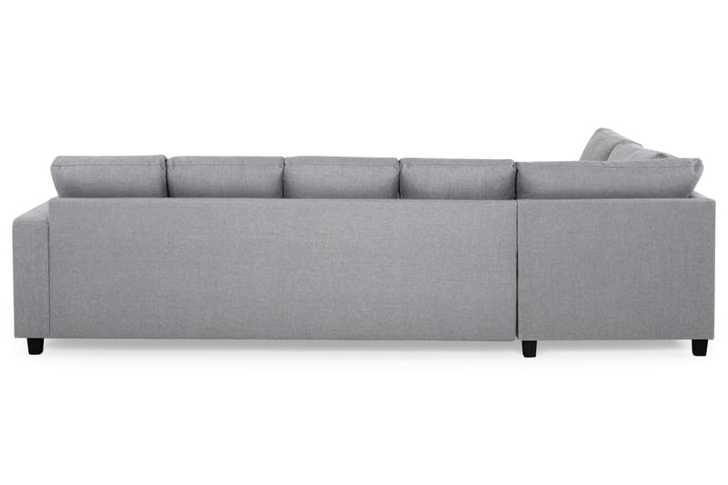 Crazy 5-sits Vänstervänd U-formad Soffa med Divan och Schäslong i Tyg - Grå - Möbler - Soffa - U-soffa