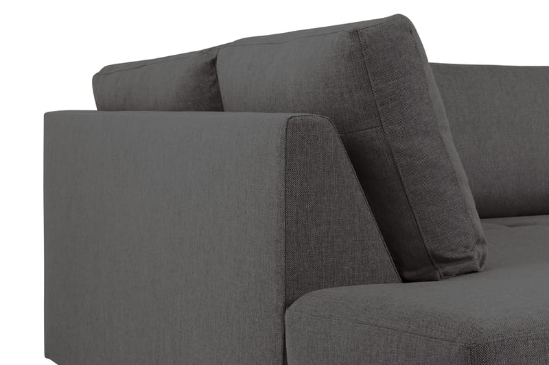 Crazy 5-sits Vänstervänd U-formad Soffa med Divan och Schäslong i Tyg - Mörkgrå - Möbler - Soffa - U-soffa