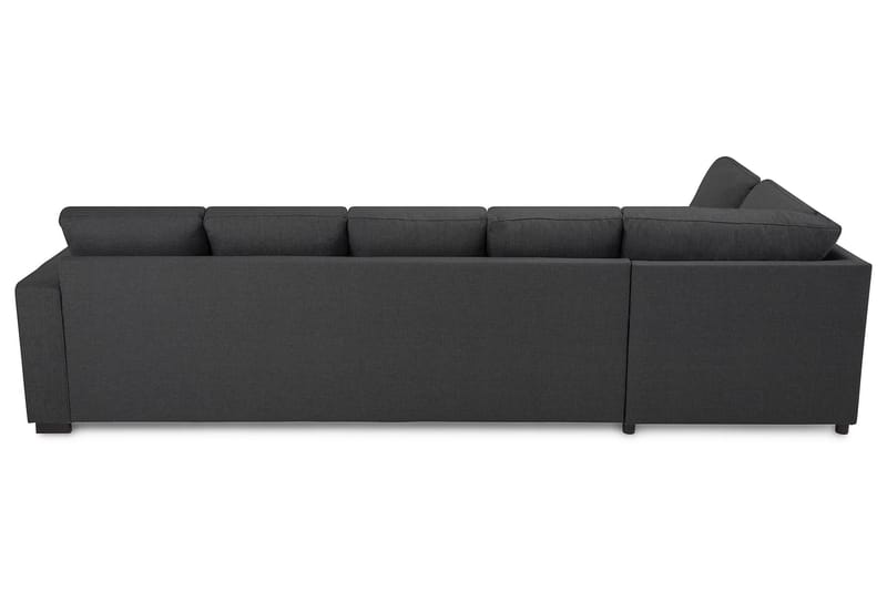 Crazy 5-sits Vänstervänd U-formad Soffa med Divan och Schäslong i Tyg - Mörkgrå - Möbler - Soffa - U-soffa