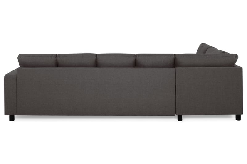 Crazy 5-sits Vänstervänd U-formad Soffa med Divan och Schäslong i Tyg - Mörkgrå - Möbler - Soffa - U-soffa