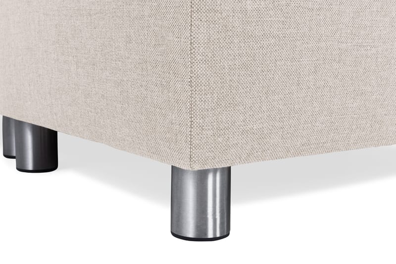 Crazy 5-sits Vänstervänd U-formad X-Large Soffa med Divan och Schäslong i Tyg - Beige - Möbler - Soffa - U-soffa