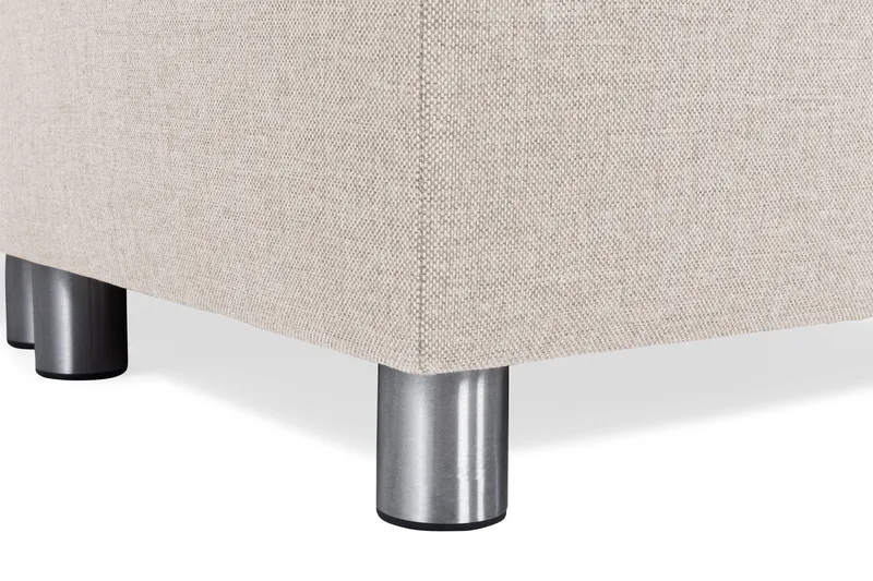 Crazy 5-sits Vänstervänd U-formad X-Large Soffa med Divan och Schäslong i Tyg - Beige - Möbler - Soffa - U-soffa