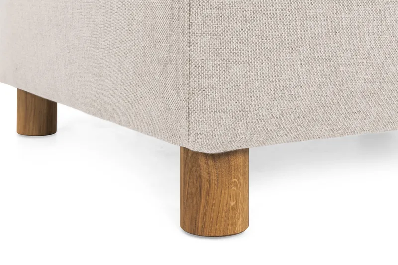 Crazy 5-sits Vänstervänd U-formad X-Large Soffa med Divan och Schäslong i Tyg - Beige - Möbler - Soffa - U-soffa