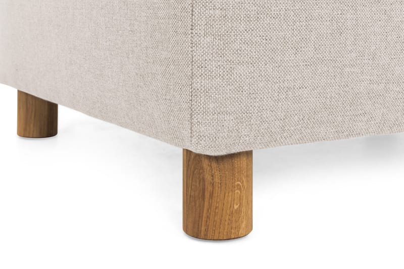 Crazy 5-sits Vänstervänd U-formad X-Large Soffa med Divan och Schäslong i Tyg - Beige - Möbler - Soffa - U-soffa