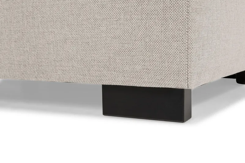 Crazy 5-sits Vänstervänd U-formad X-Large Soffa med Divan och Schäslong i Tyg - Beige - Möbler - Soffa - U-soffa