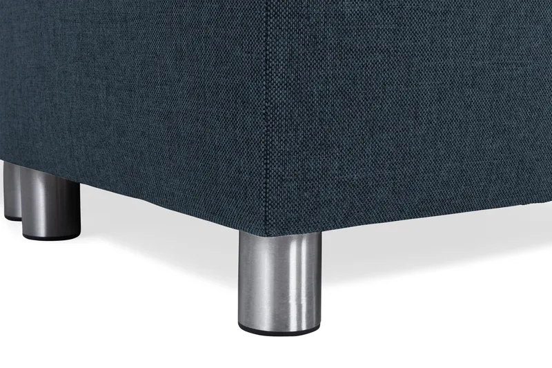 Crazy 5-sits Vänstervänd U-formad X-Large Soffa med Divan och Schäslong i Tyg - Blå - Möbler - Soffa - U-soffa