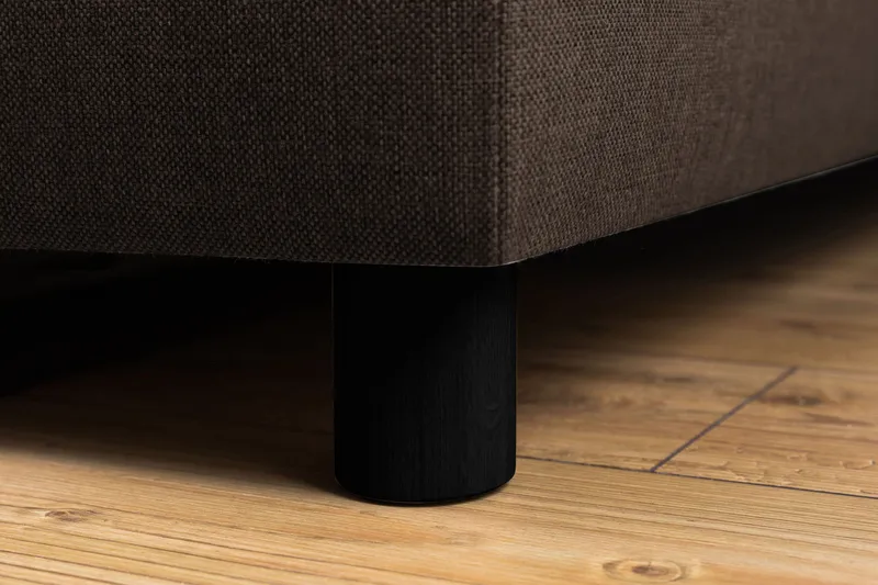 Crazy 5-sits Vänstervänd U-formad X-Large Soffa med Divan och Schäslong i Tyg - Brun - Möbler - Soffa - U-soffa