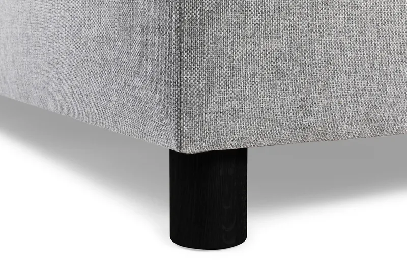 Crazy 5-sits Vänstervänd U-formad X-Large Soffa med Divan och Schäslong i Tyg - Grå - Möbler - Soffa - U-soffa