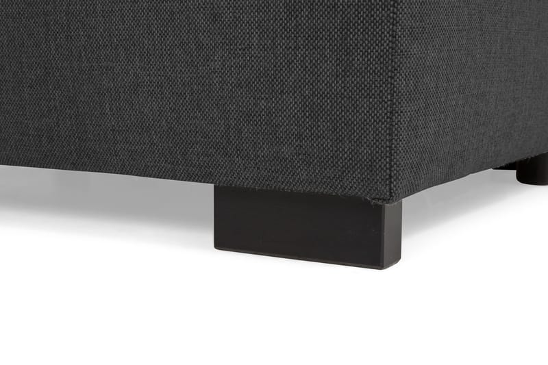 Crazy 5-sits Vänstervänd U-formad X-Large Soffa med Divan och Schäslong i Tyg inkl Kuvertkuddar - Antracit - Möbler - Soffa - U-soffa