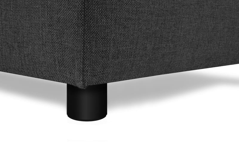 Crazy 5-sits Vänstervänd U-formad X-Large Soffa med Divan och Schäslong i Tyg inkl Kuvertkuddar - Antracit - Möbler - Soffa - U-soffa