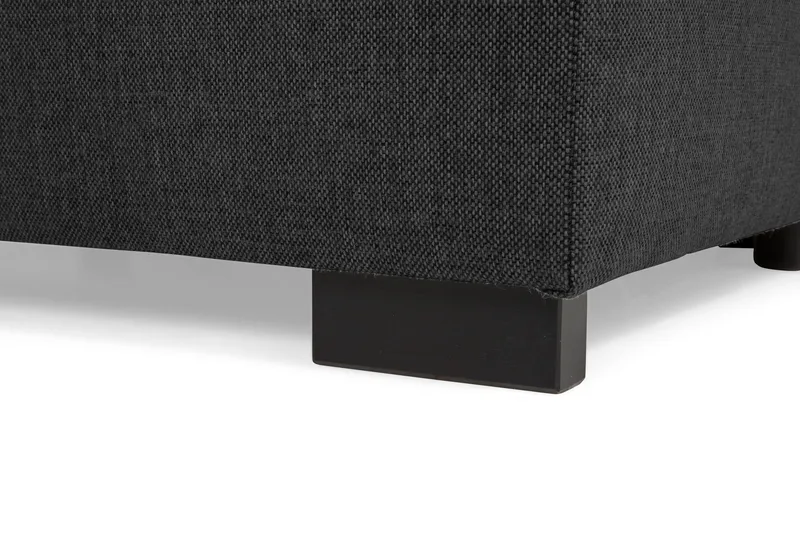 Crazy 5-sits Vänstervänd U-formad X-Large Soffa med Divan och Schäslong i Tyg inkl Kuvertkuddar - Mörkgrå - Möbler - Soffa - U-soffa