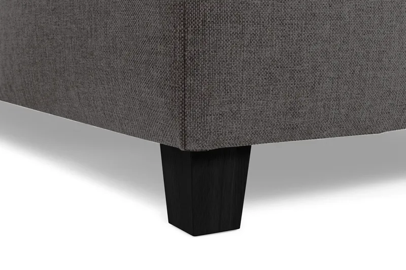 Crazy 5-sits Vänstervänd U-formad X-Large Soffa med Divan och Schäslong i Tyg - Mörkgrå - Möbler - Soffa - U-soffa