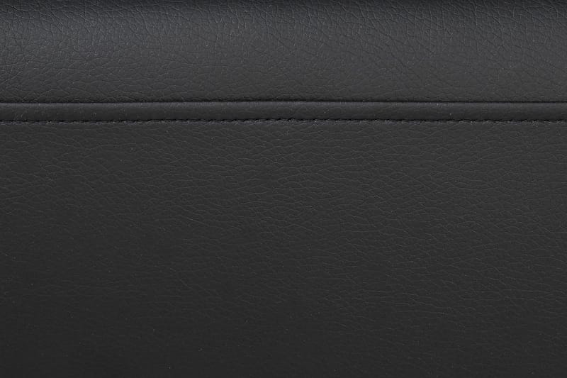 Crazy 6-sits Högervänd U-formad XX-Large Soffa med Divan och Schäslong i Konstläder - Svart - Möbler - Soffa - U-soffa