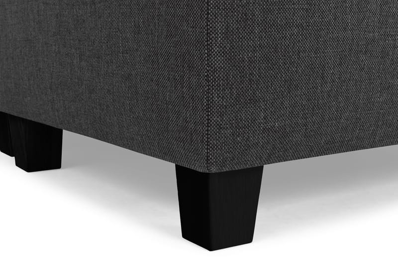 Crazy 6-sits Högervänd U-formad XX-Large Soffa med Divan och Schäslong i Tyg - Antracit - Möbler - Soffa - U-soffa