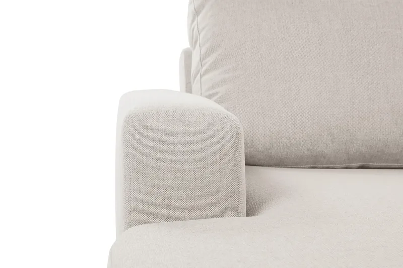 Crazy 6-sits Högervänd U-formad XX-Large Soffa med Divan och Schäslong i Tyg - Beige - Möbler - Soffa - U-soffa