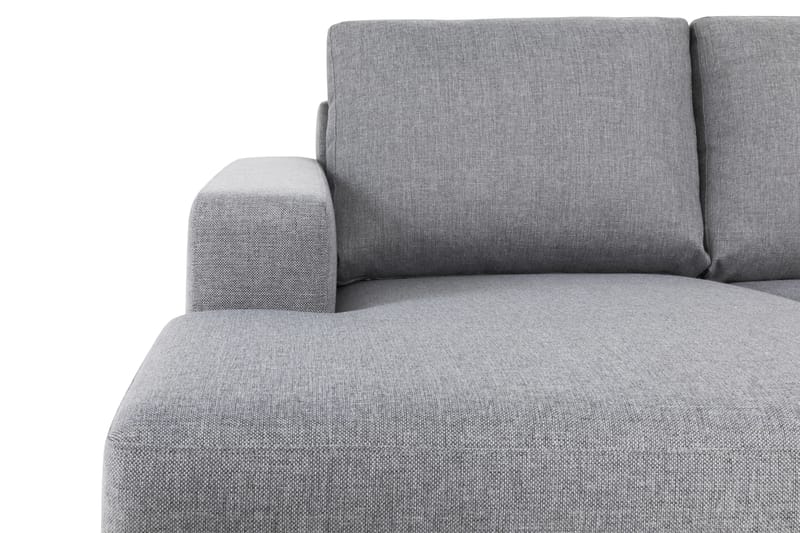 Crazy 6-sits Högervänd U-formad XX-Large Soffa med Divan och Schäslong i Tyg - Grå - Möbler - Soffa - U-soffa