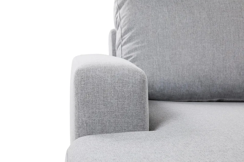 Crazy 6-sits Högervänd U-formad XX-Large Soffa med Divan och Schäslong i Tyg - Grå - Möbler - Soffa - U-soffa