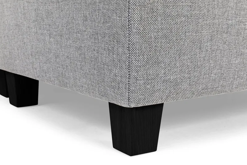 Crazy 6-sits Högervänd U-formad XX-Large Soffa med Divan och Schäslong i Tyg - Grå - Möbler - Soffa - U-soffa