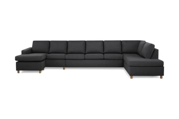Crazy 6-sits Högervänd U-formad XX-Large Soffa med Divan och Schäslong i Tyg