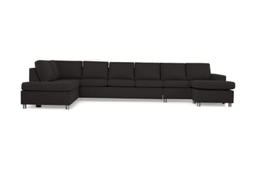 Crazy 6-sits Vänstervänd U-formad XX-Large Soffa med Divan och Schäslong i Tyg