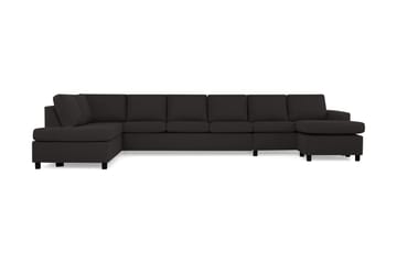 Crazy 6-sits Vänstervänd U-formad XX-Large Soffa med Divan och Schäslong i Tyg